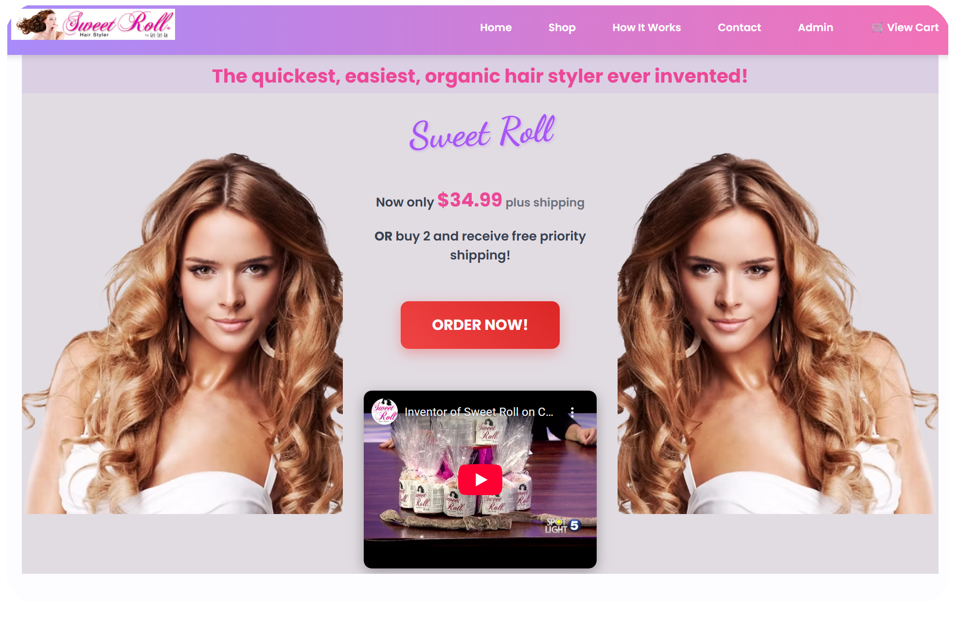Sweet Roll Hair Styler Store